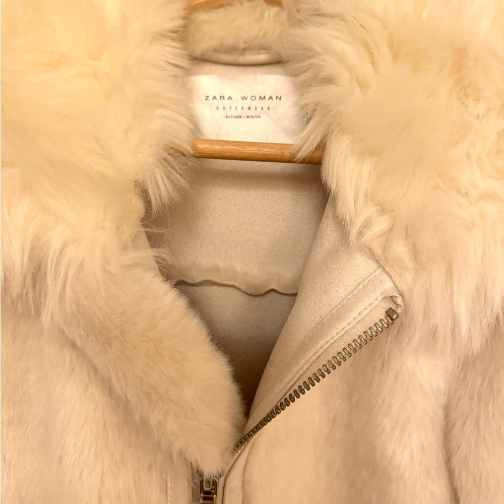 Zara Fur Jacket - Picture 3 of 5